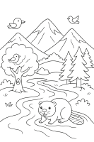 Mit niedlichen Tieren