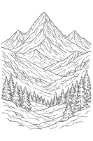 Winterliche Gipfel Schnee