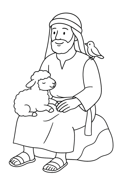 Biblische Berufe: Ausmalbilder für kleine Entdecker