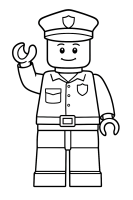 Lächelnder Polizist