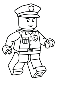 Lego Polizei im Einsatz: Ausmalspaß für kleine Helden!