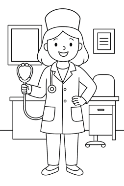 Menschen & Berufe zum Ausmalen: Entdecke die Welt!