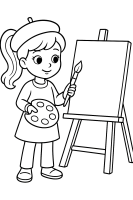 Polly Pocket Malerin