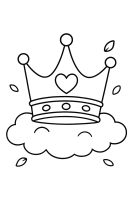 Krone mit Zauberstab