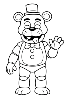 Freddy zwinkert schelmisch