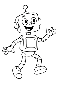 Super Wings: Roboter-Spaß zum Ausmalen!