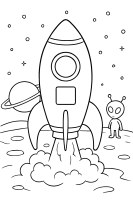 Fremder Planet Alien