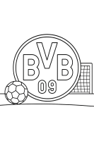 Mit Fußball-Elementen