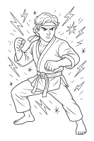 Cobra Kai Energy Fight Pose