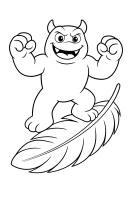 Goo Jit Zu Federflug