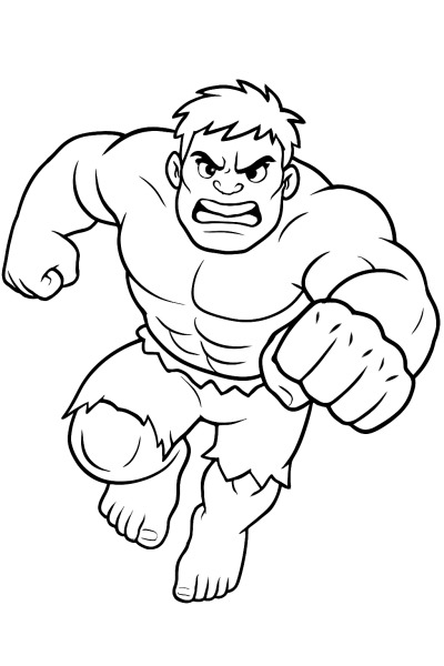 Hulk Smash! A Colorful Superhero Coloring Adventure!