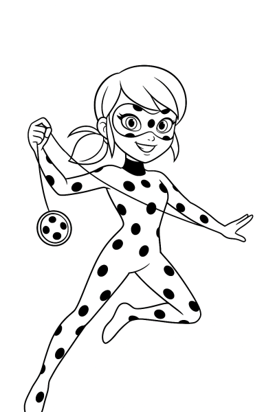 Miraculous Coloring: Ladybug & Cat Noir Hero Power!