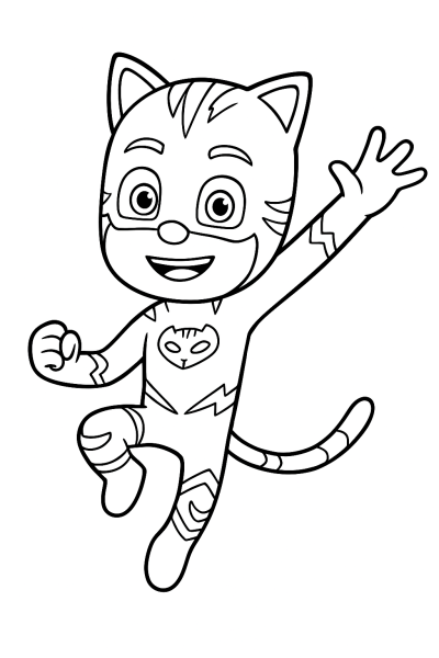 PJ Masks Coloring Pages: Heroes in Pyjamas to Color!