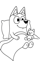 Bluey Bett Kuscheltier