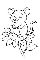 Bobo mit Sonnenblume