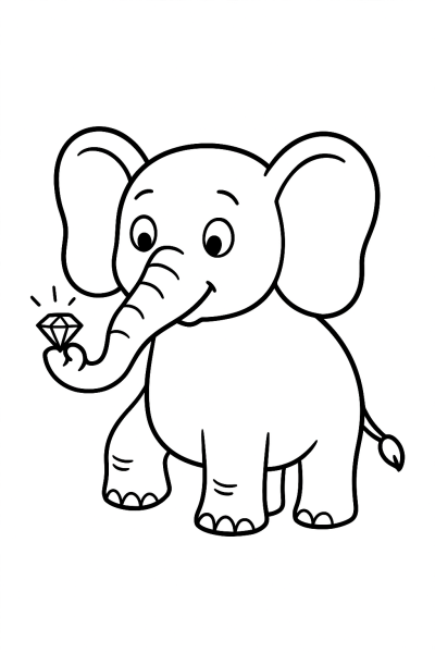 Elmar the Elephant: My Colorful Coloring Adventure!