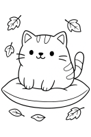 Mit Krone und Blättern