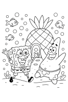 In front of Squidward's House