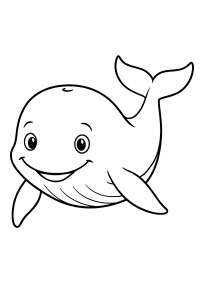 Our Friendly Whale: An Ocean Coloring Adventure!