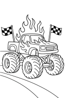 Blaze auf der Rennstrecke