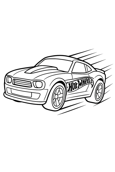 Hot Wheels Racers Coloring Fun: Start Your Engines!