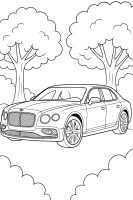 Bentley under Trees