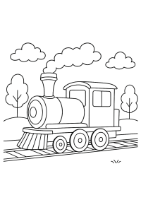 My First Realistic Train Coloring Adventure!