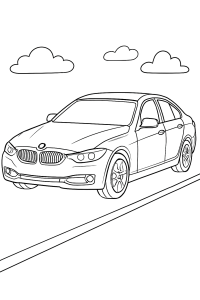 Mein erstes BMW Ausmalbild: Coole Autos entdecken!
