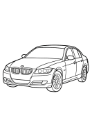 Mit Straße und Wolken