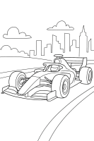 Rennfahrer Zielflagge