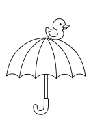 Umbrella with Flowers