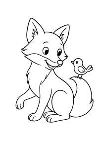 Mein Freund Fuchs: Ausmalspaß im Wald