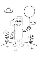 Charakter mit Ballon